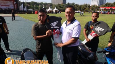 Wujud Sinergitas, Dankodiklatal Olahraga Bersama Peringati HUT Bhayangkara Ke-78