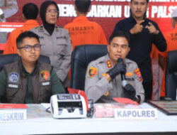 Polres Ngawi Berhasil Amankan 5 Tersangka Pengedar Uang Palsu Lintas Provinsi