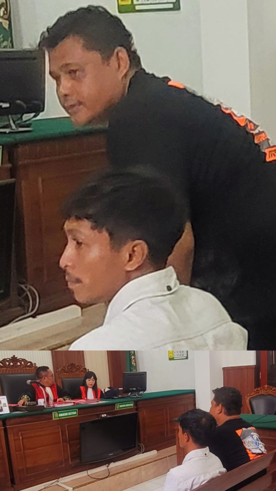 Foto ; sidang penyelundupan burung