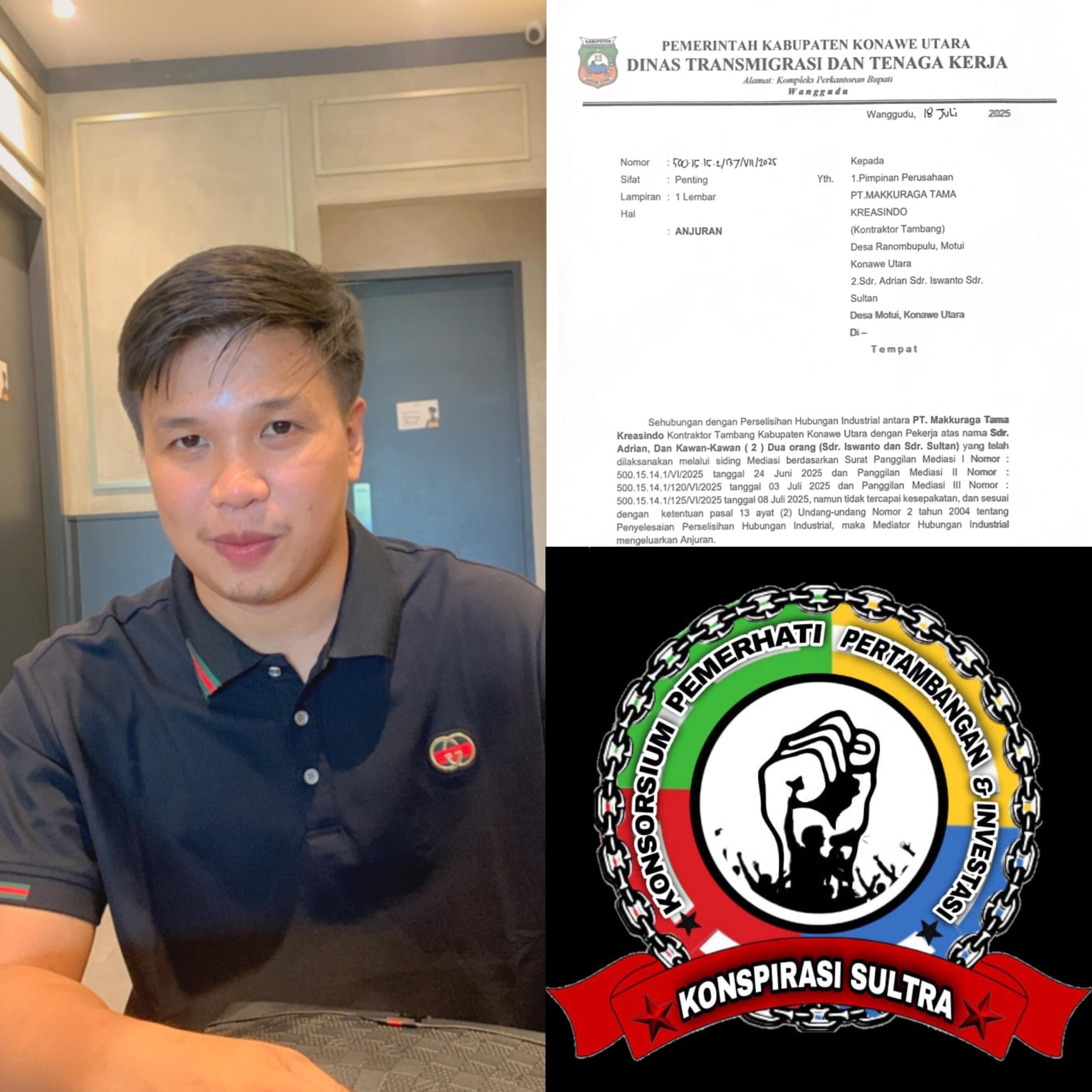 Keterangan foto: Sulsel konowe iman pagala