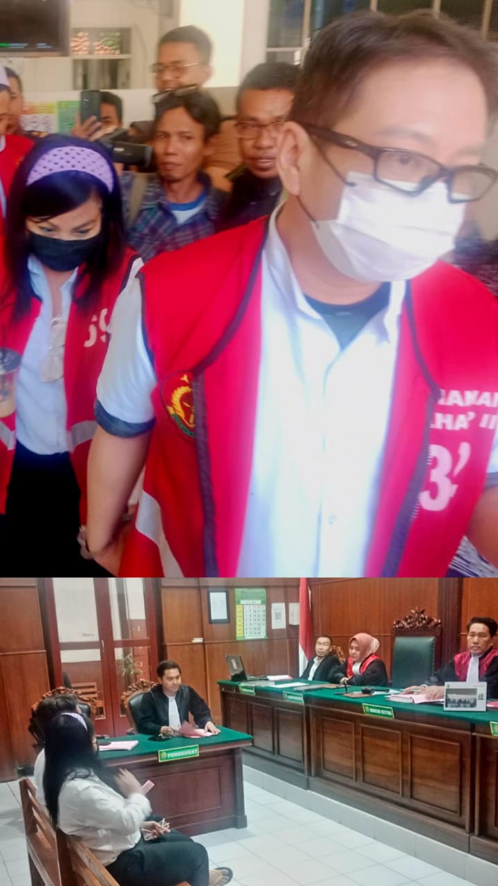 Foto; sidang pengrusakan mobil