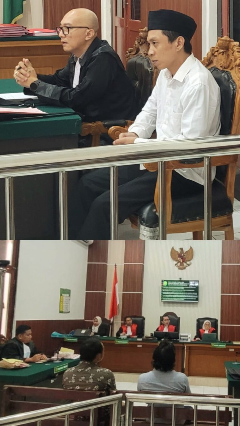 Foto; sidang peredaran narkoba