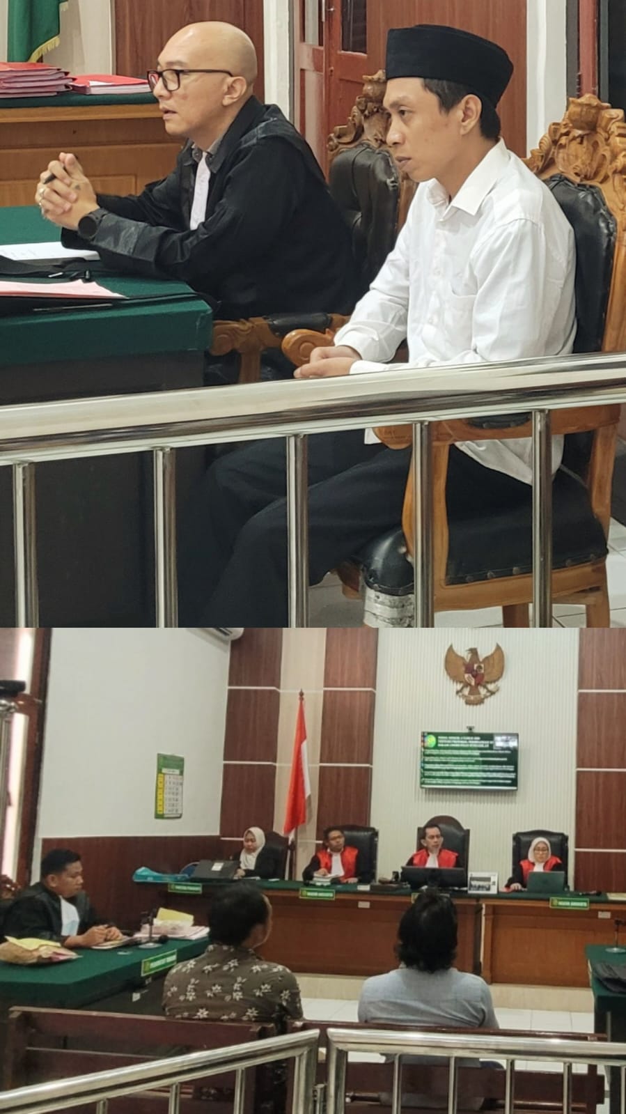 Foto; sidang peredaran narkoba