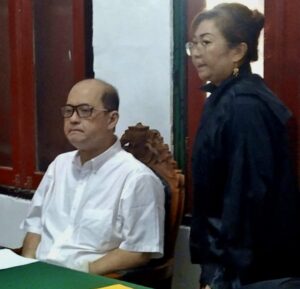 Foto: sidang penggelapan dana