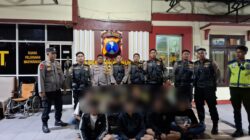 Patroli Jogoboyo Amankan 8 Pemuda Hendak Tawuran di Surabaya Sejumlah Sajam Disita