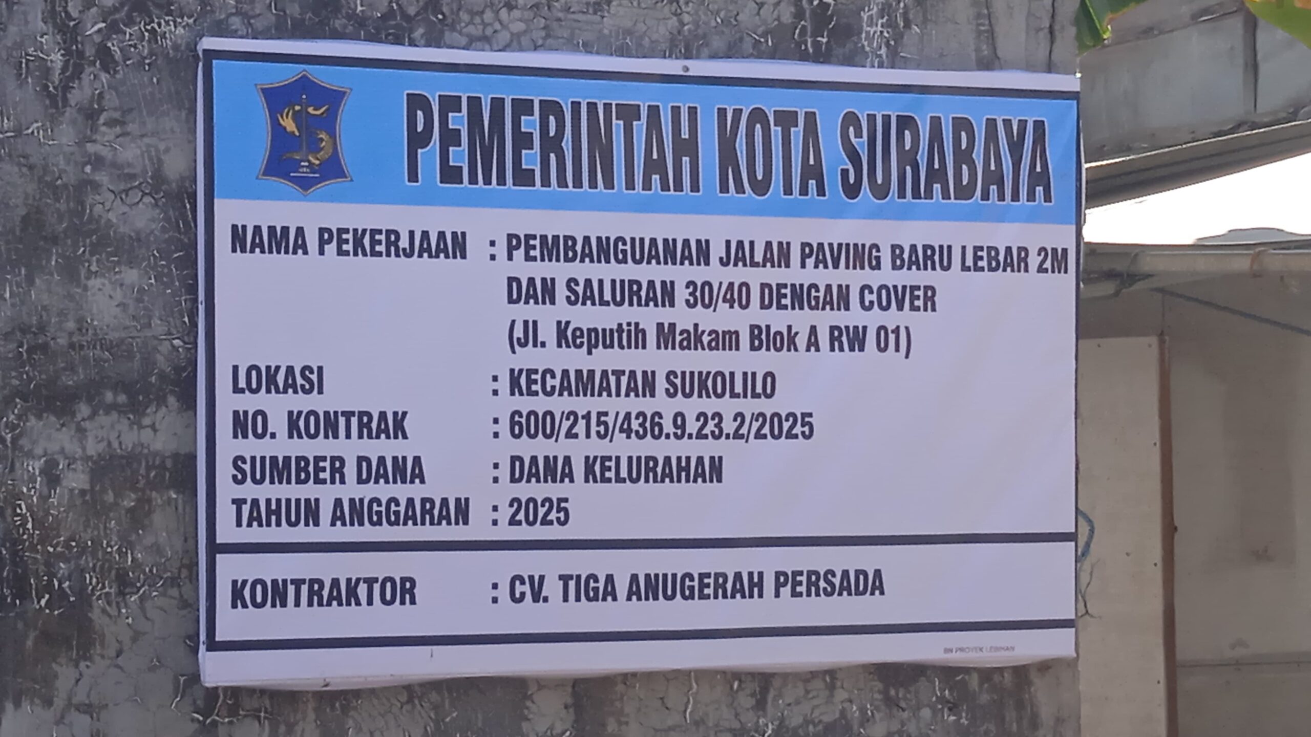Foto; proyek di keputih makam