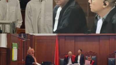 Foto; sidang peredaran narkoba