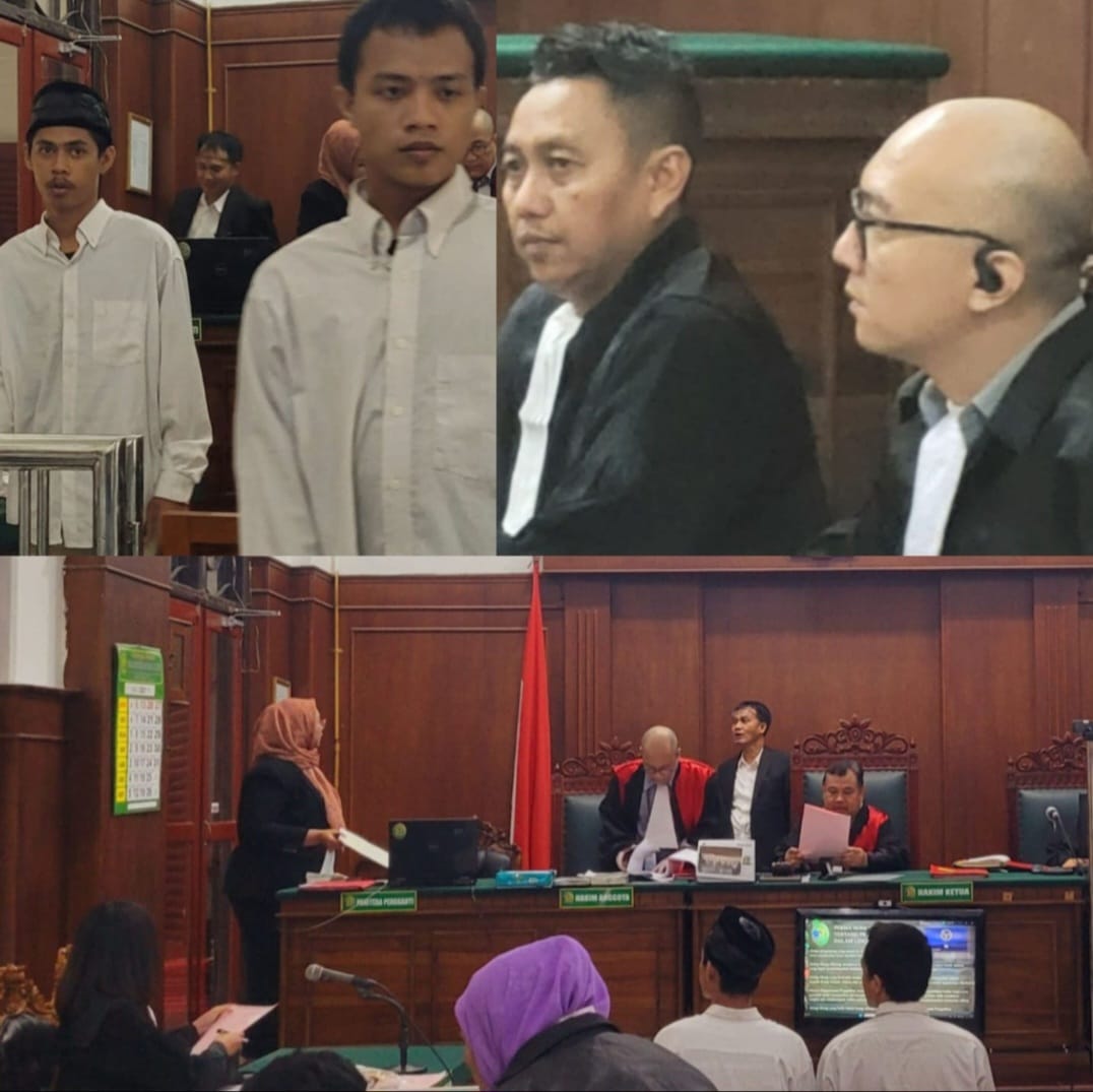 Foto; sidang peredaran narkoba