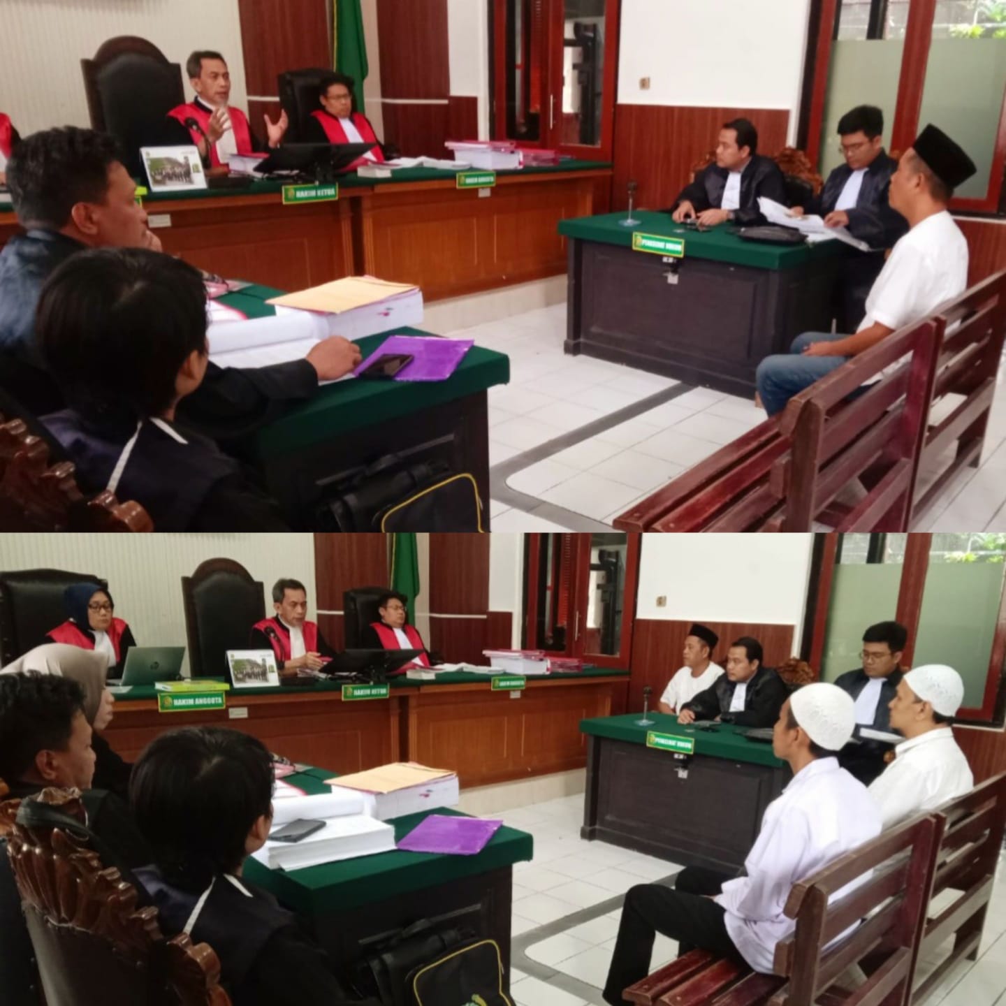 Foto; sidang pemalsuan Dokeumen