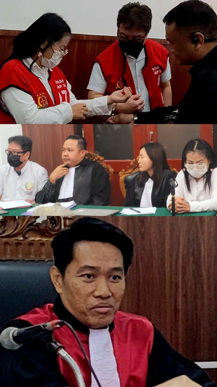 Foto; sidang perusak mobil