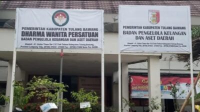 Foto ; kantor BPKAD Lampung