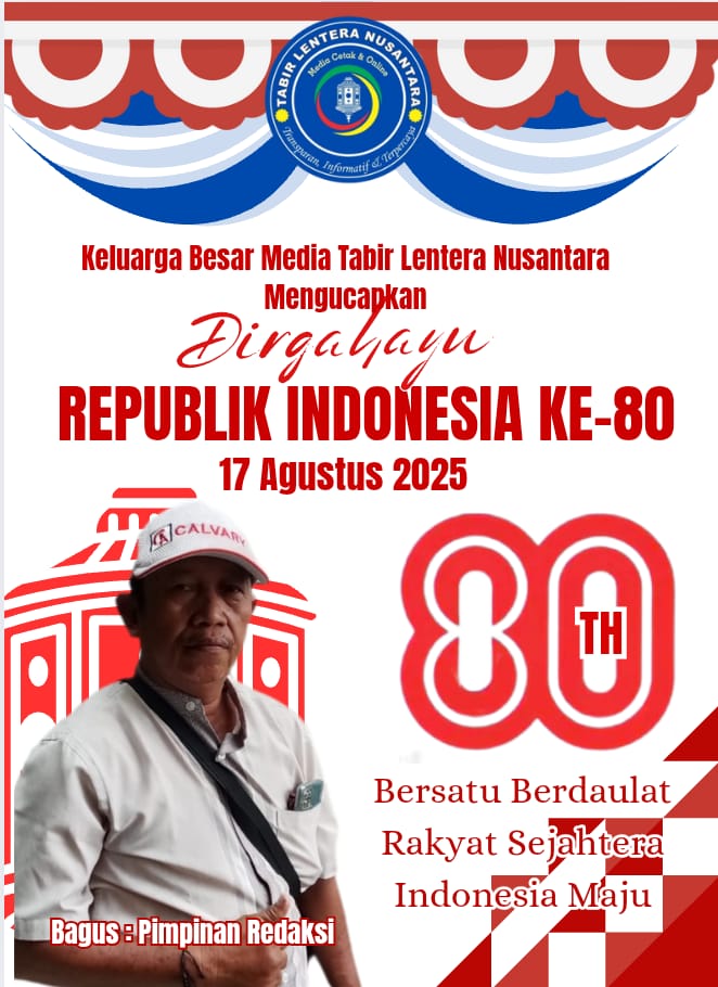 Foto; pimred tabir lentera Nusantara