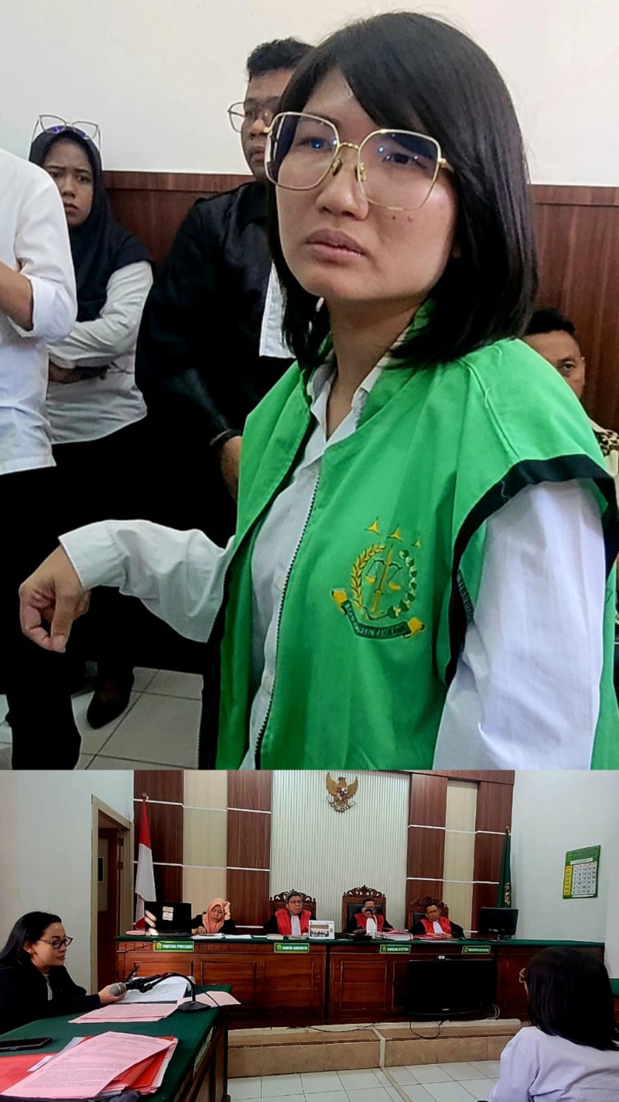 Foto sidang tipu muslihat
