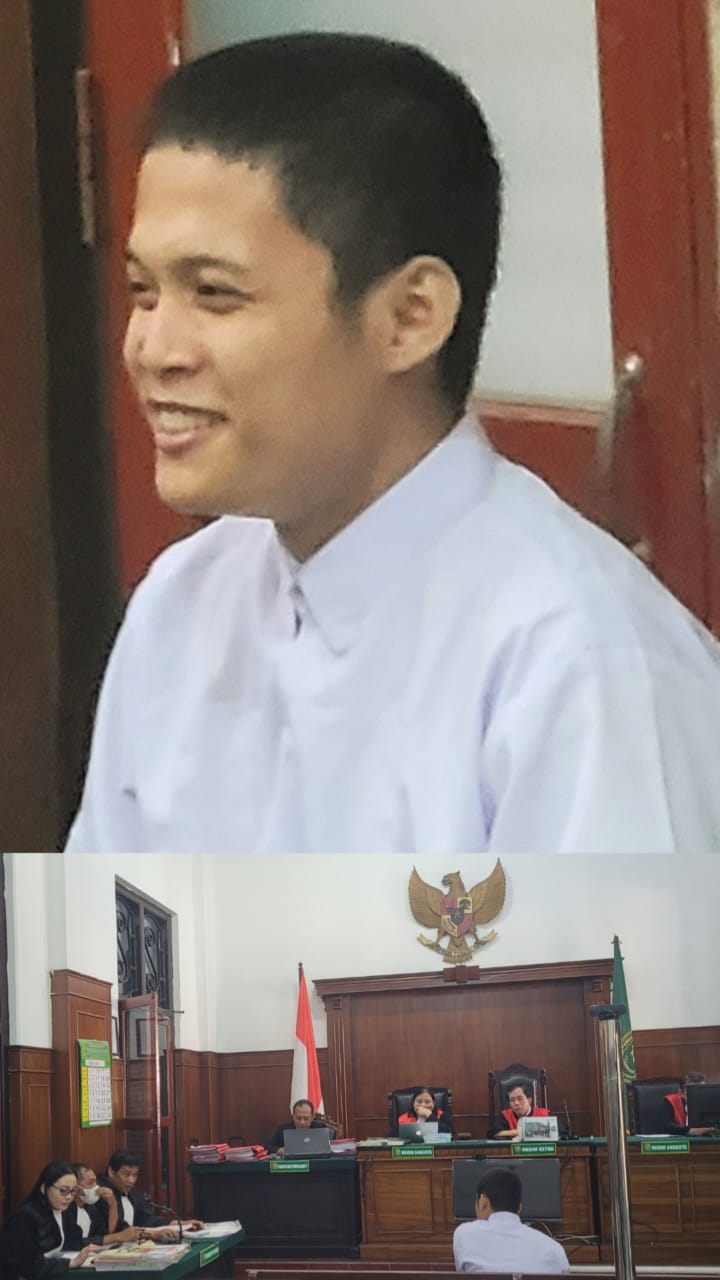 Foto ; tersangka penganiaya isteri