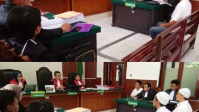 Foto: sidang perkara penggelapan
