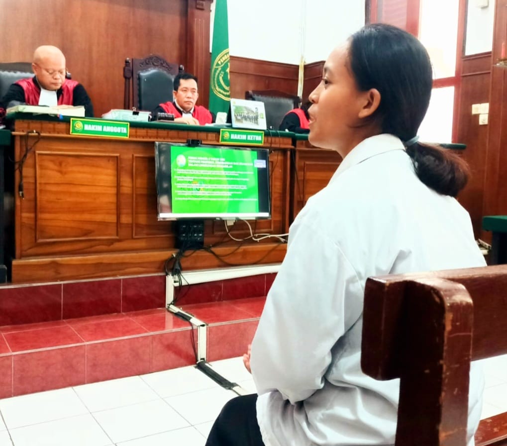 Foto: sidang pencurian dokumen