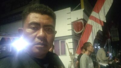 Foto; pantau unjuk rasa di Surabaya