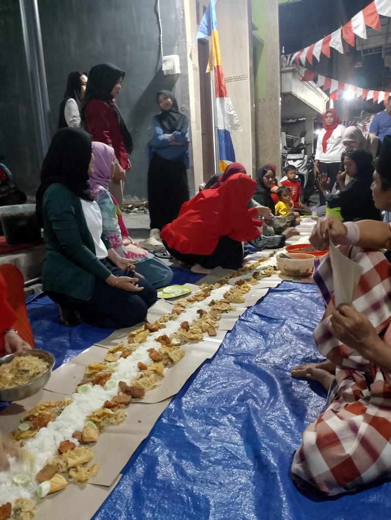 Foto; malam tasyakuran