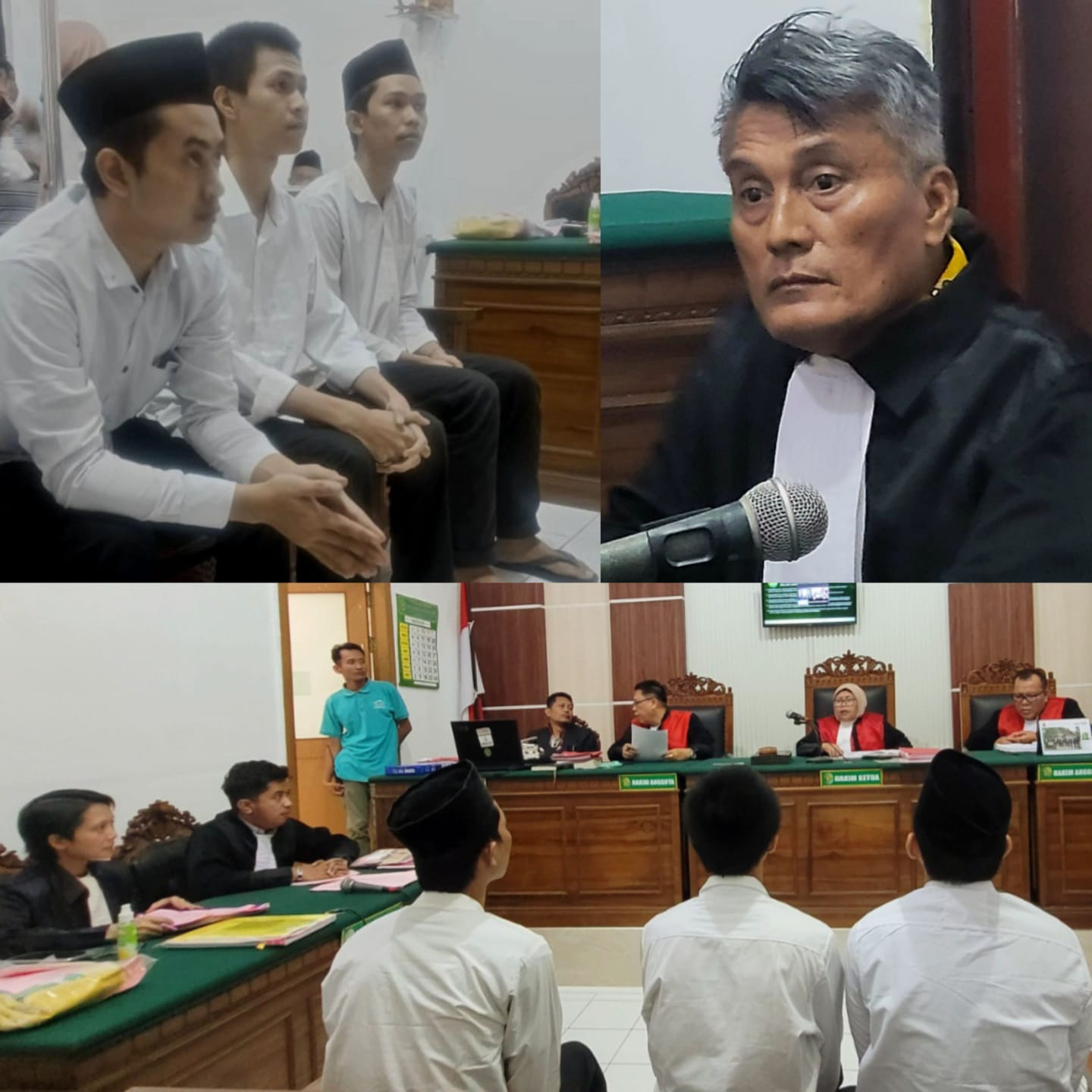 Foto; pembacaan keterangan