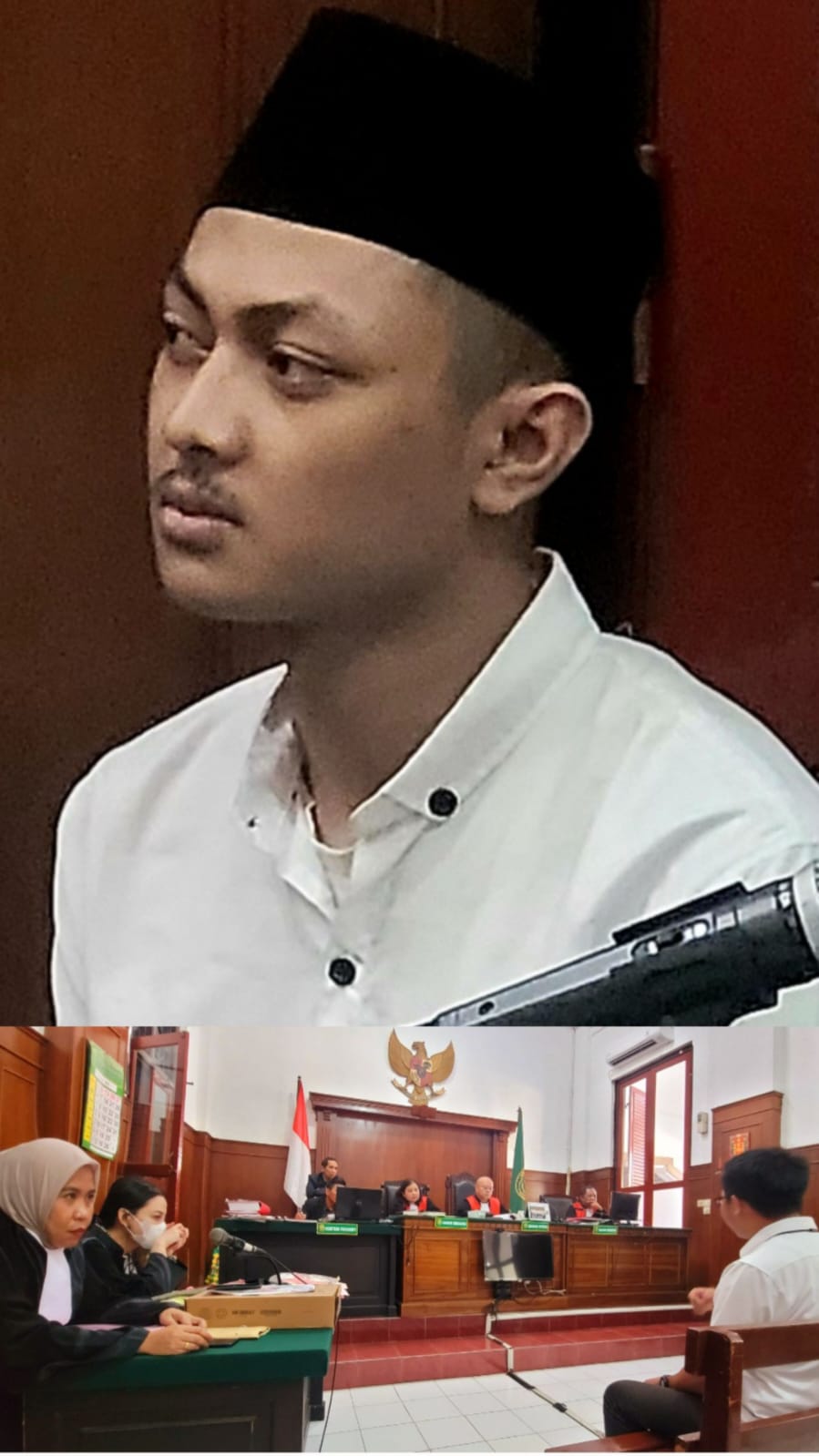 Foto.; ikuti agenda sidang