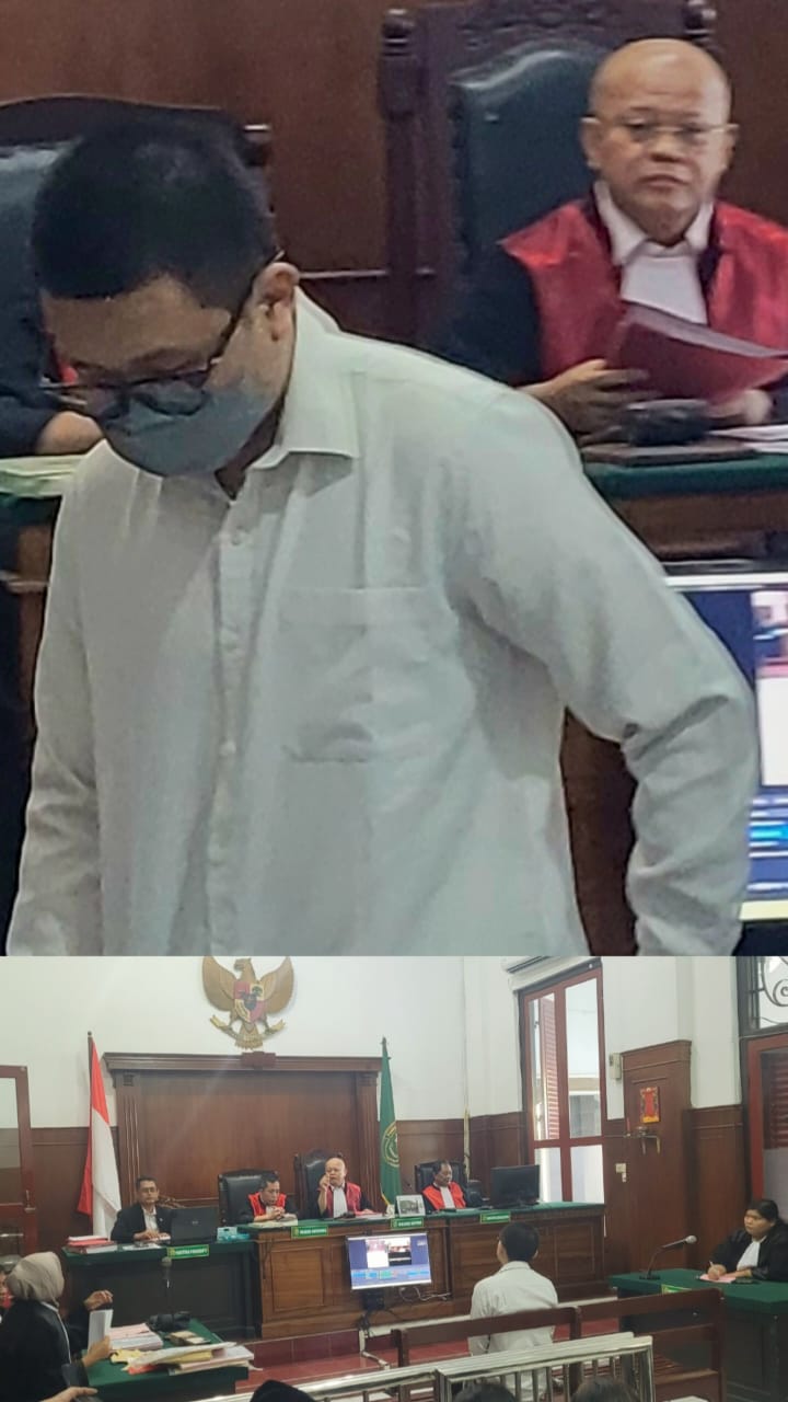 Foto; sidang kedua pemberian keterangan