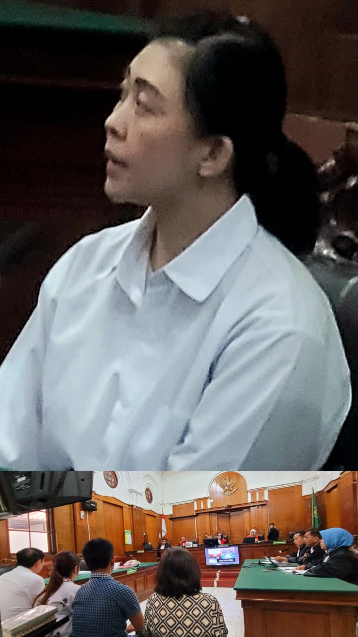 Foto; Monica Rahma; di tuntut 3 tahun 6 bulan