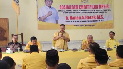 Foto; kordinasi sosialisasi paham Pancasila