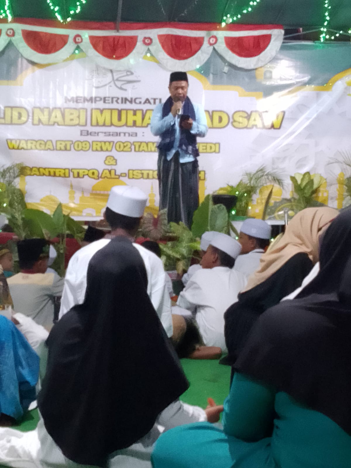 Foto ; peringatan maulid nabi di tambak Wedi