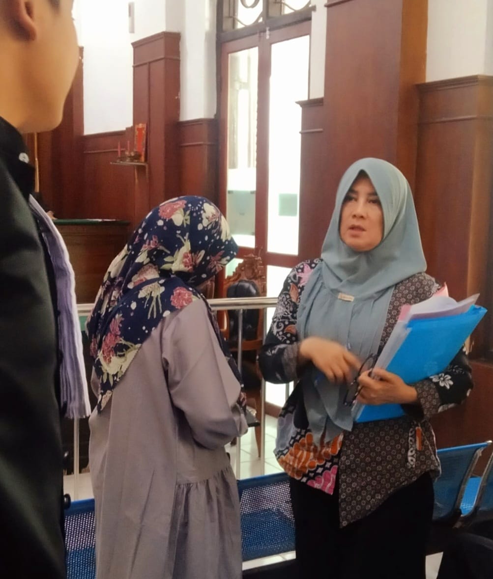 Foto ; pembacaan dakwaan