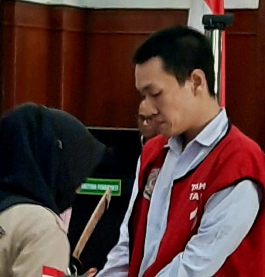 Foto; pembacaan keterangan saksi