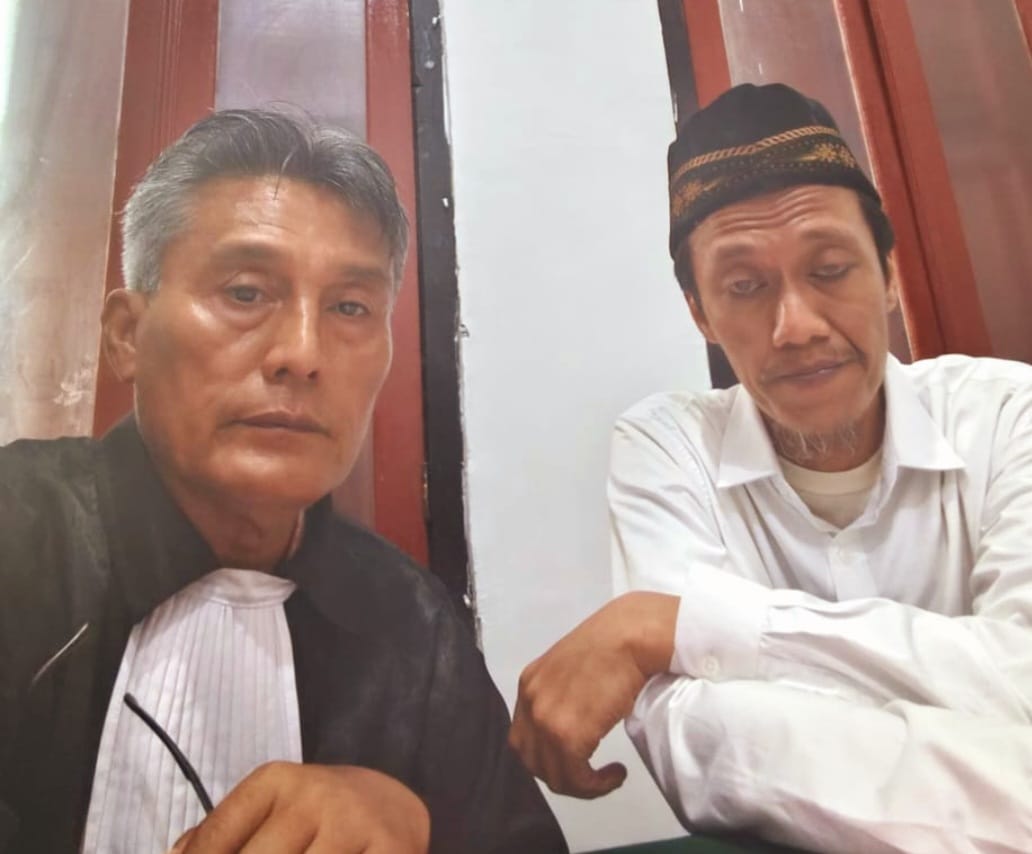 Foto; Agenda pembelaan (pledoi)