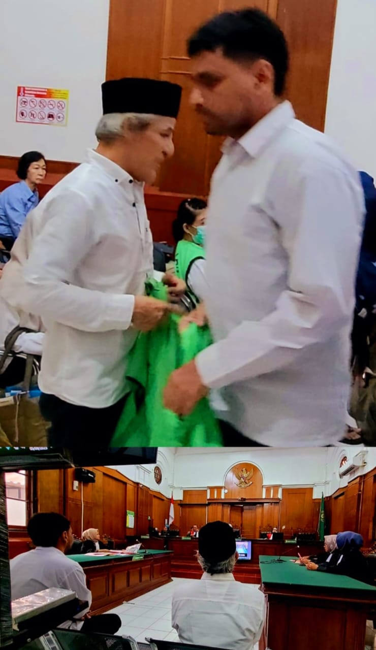 Foto;sanksi tegas pengadilan negeri Surabaya