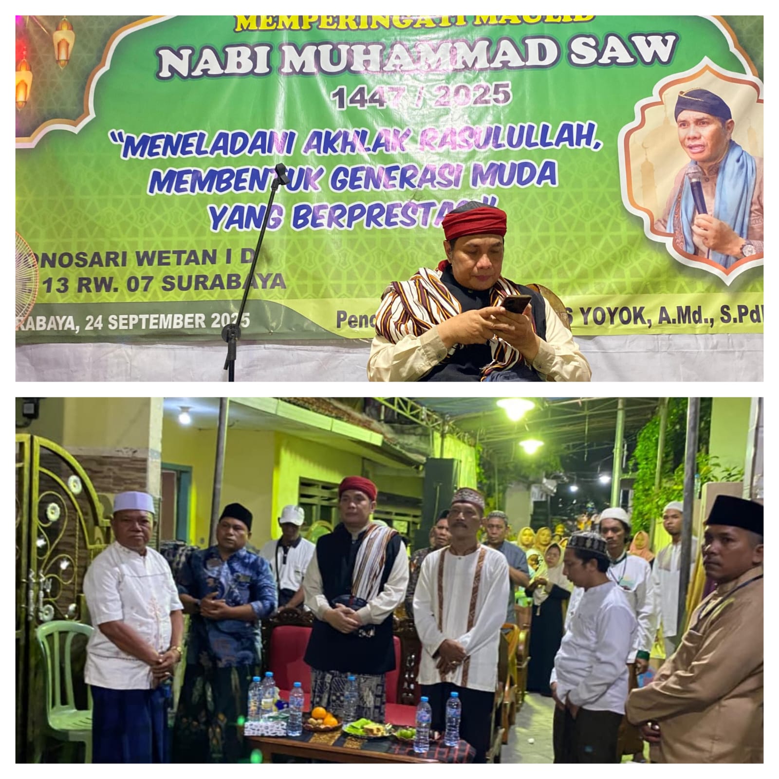 Foto : maulid nabi di Wonosari