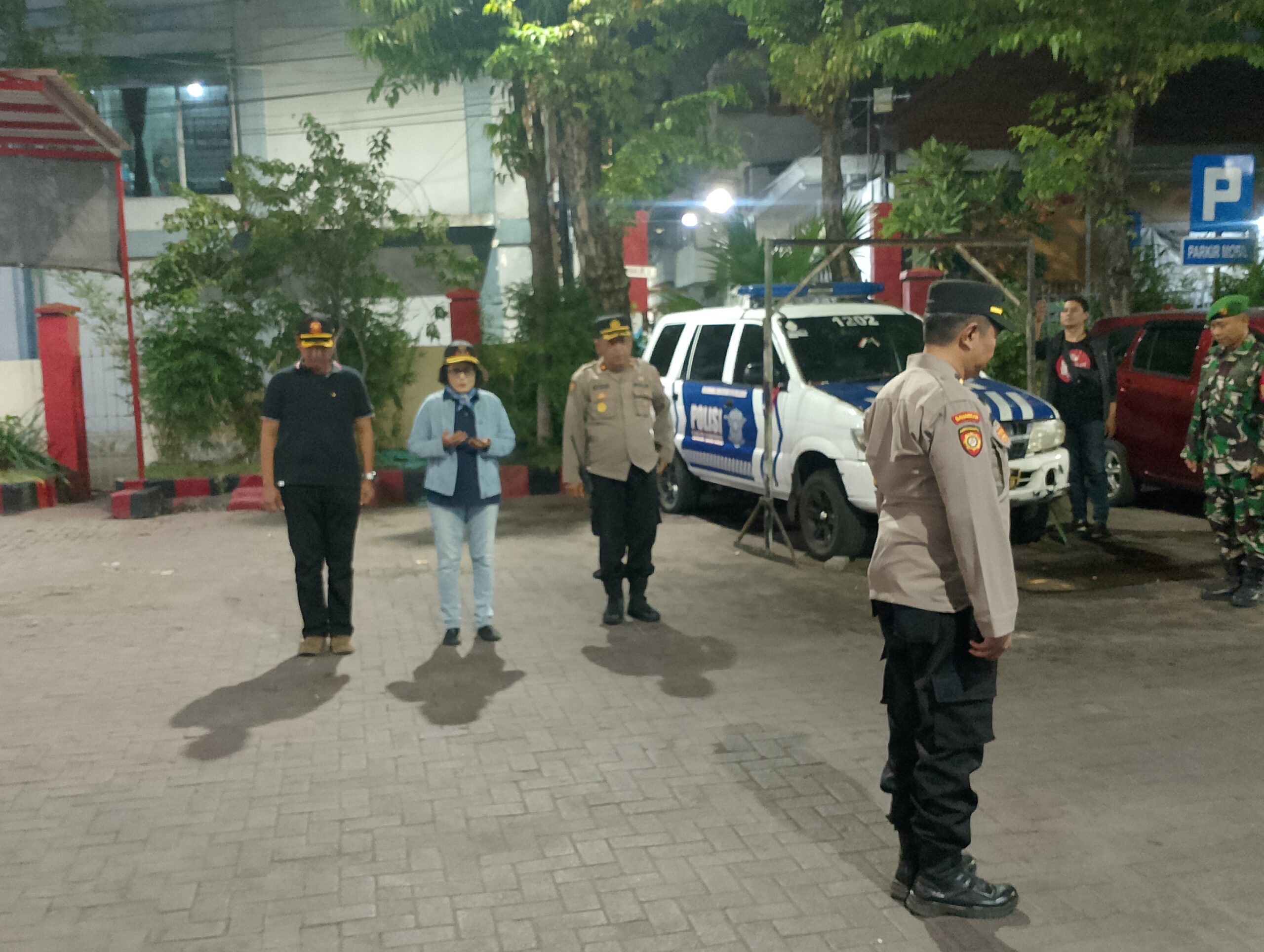 Foto ; apel siaga patroli Jogo Suroboyo