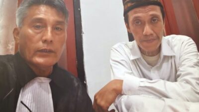 Foto; sidang agenda tuntutan