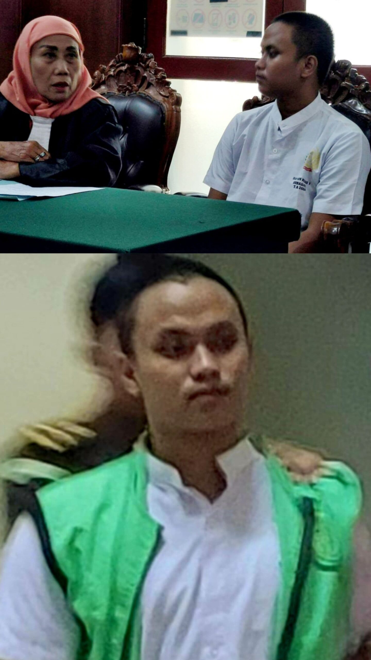 Foto: menjalani sidang agenda tuntutan