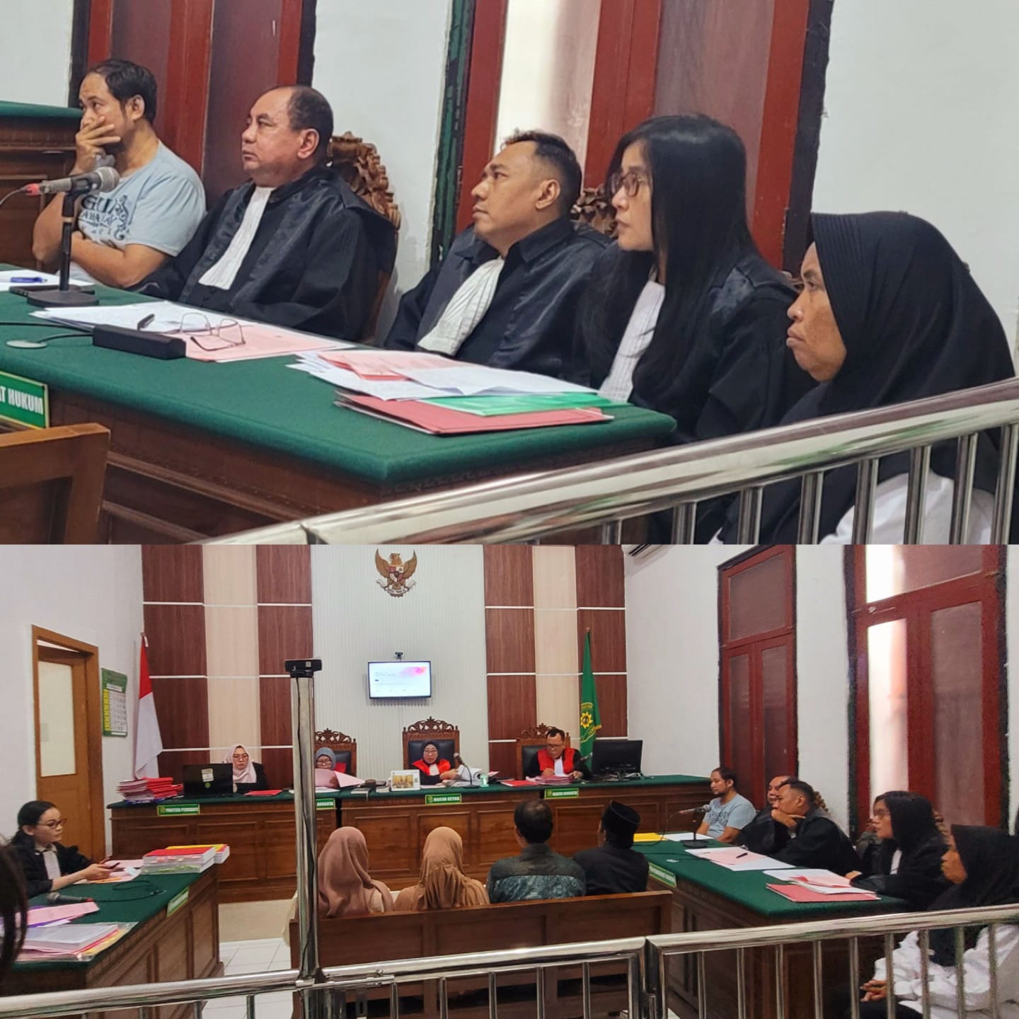 Foto; sidang putusan pengadilan negeri Surabaya