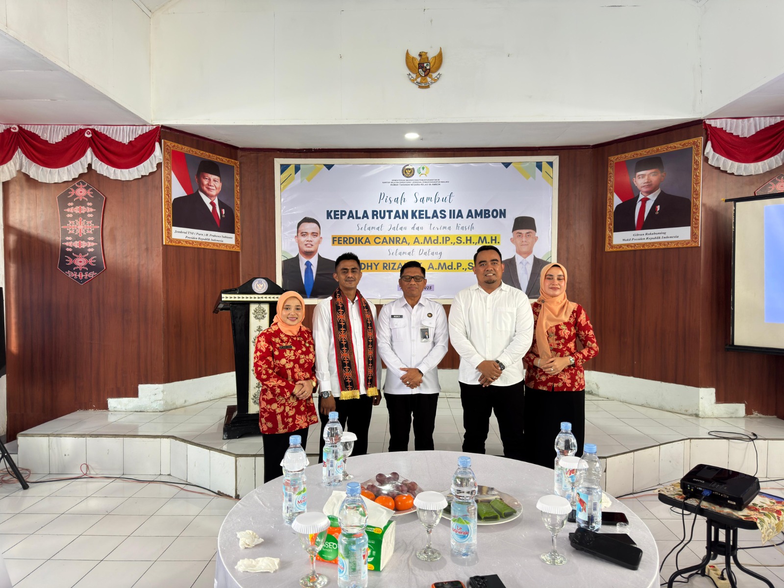 Foto;pergantian pimpinan dinamika organisasi
