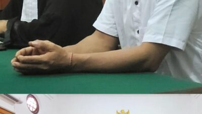 Foto ; menjalani pemeriksaan saksi dan terdakwa