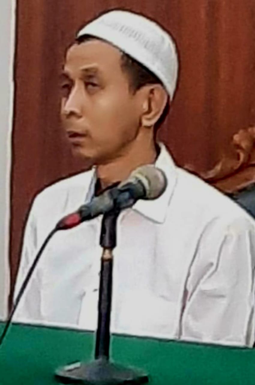 Foto; menjalani sidang putusan