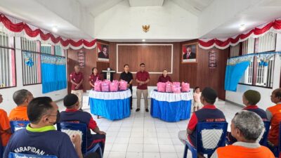 Foto: program kesehatan rutan ambon