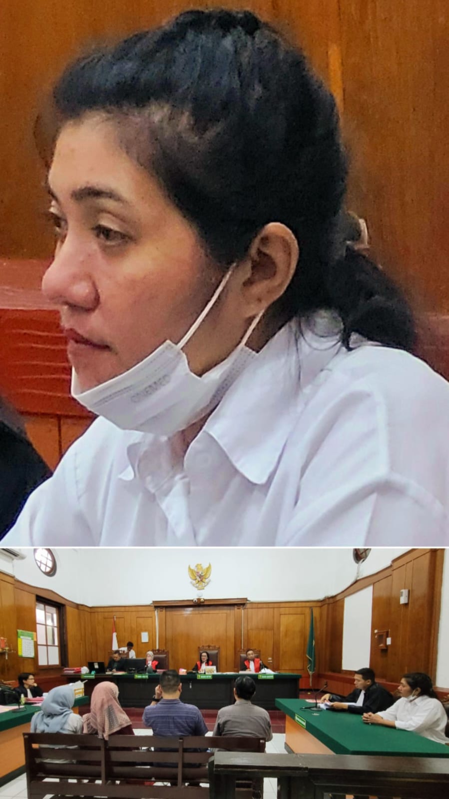 Foto; agenda pemeriksaan saksi