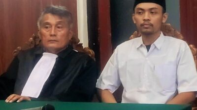 Foto;sidang agenda pemeriksaan saksi
