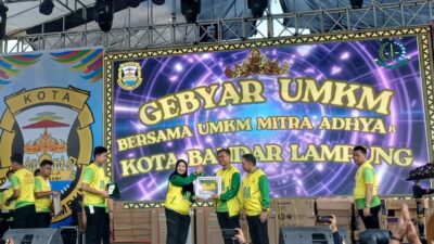 Foto; momen pembukaan umkm Lampung