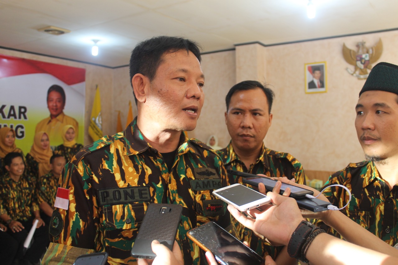 Foto; pengembangan kader muda partai Golkar