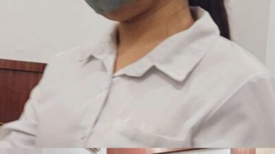 Foto; pembacaan eksepsi oleh penasehat pembela