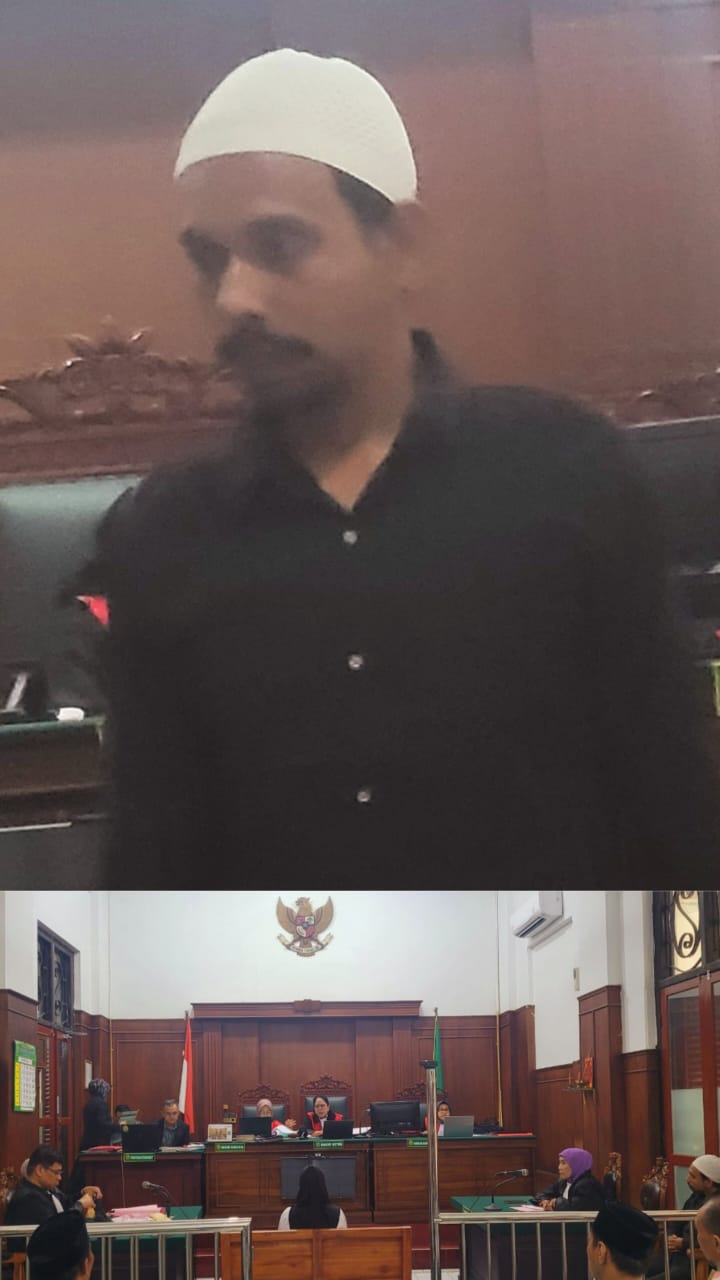 Foto; agenda pemeriksaan saksi kakak kandung