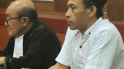 Foto; pembacaan putusan