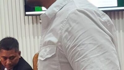 Foto:agenda jawaban eksepsi terdakwa