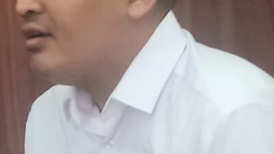 Foto; menjalani agenda keterangan saksi